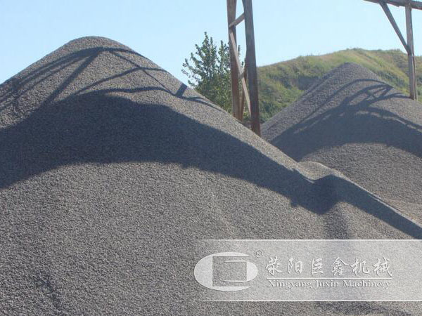 機(jī)制砂生產(chǎn)現(xiàn)場
